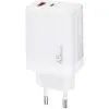 Зарядное устройство XoKo 1xUSB-C PD45W + 1xUSB QC3.0 GaN white (XK-QC-450) изображение 7