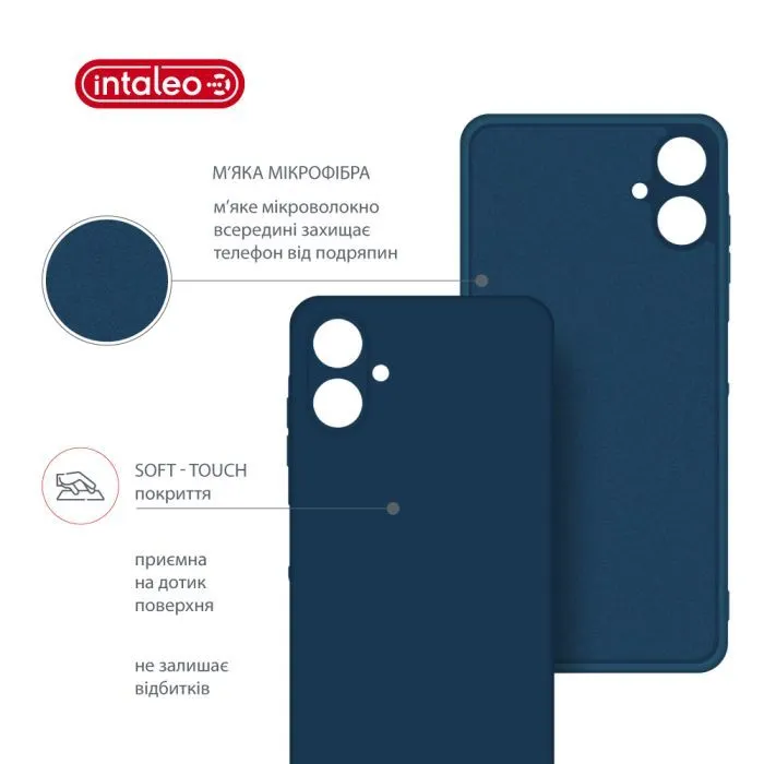 Чохол до мобільного телефона Intaleo Silicone Samsung Galaxy A06 Light Blue (1283126599880) зображення 5