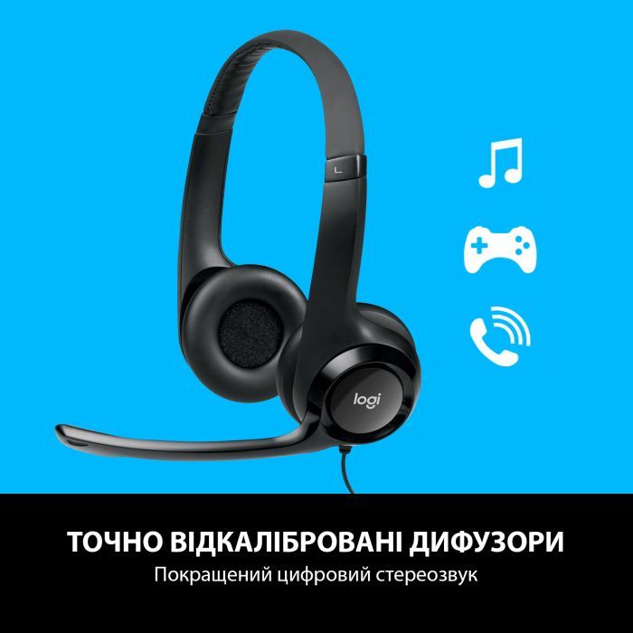 Наушники Logitech H390 (981-000406) изображение 3
