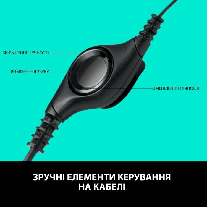 Наушники Logitech H390 (981-000406) изображение 4