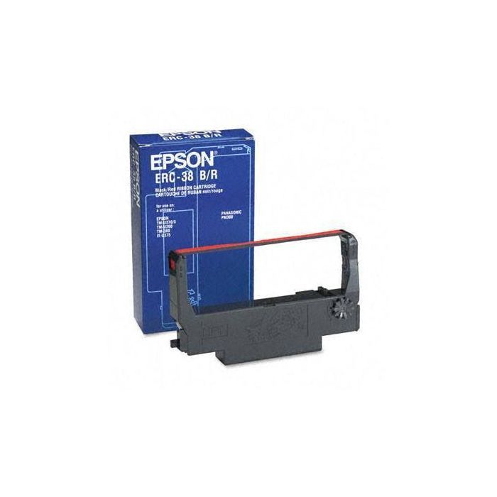 Картридж Epson ERC-38 Black/Red Ribbon Cassette (C43S015376)