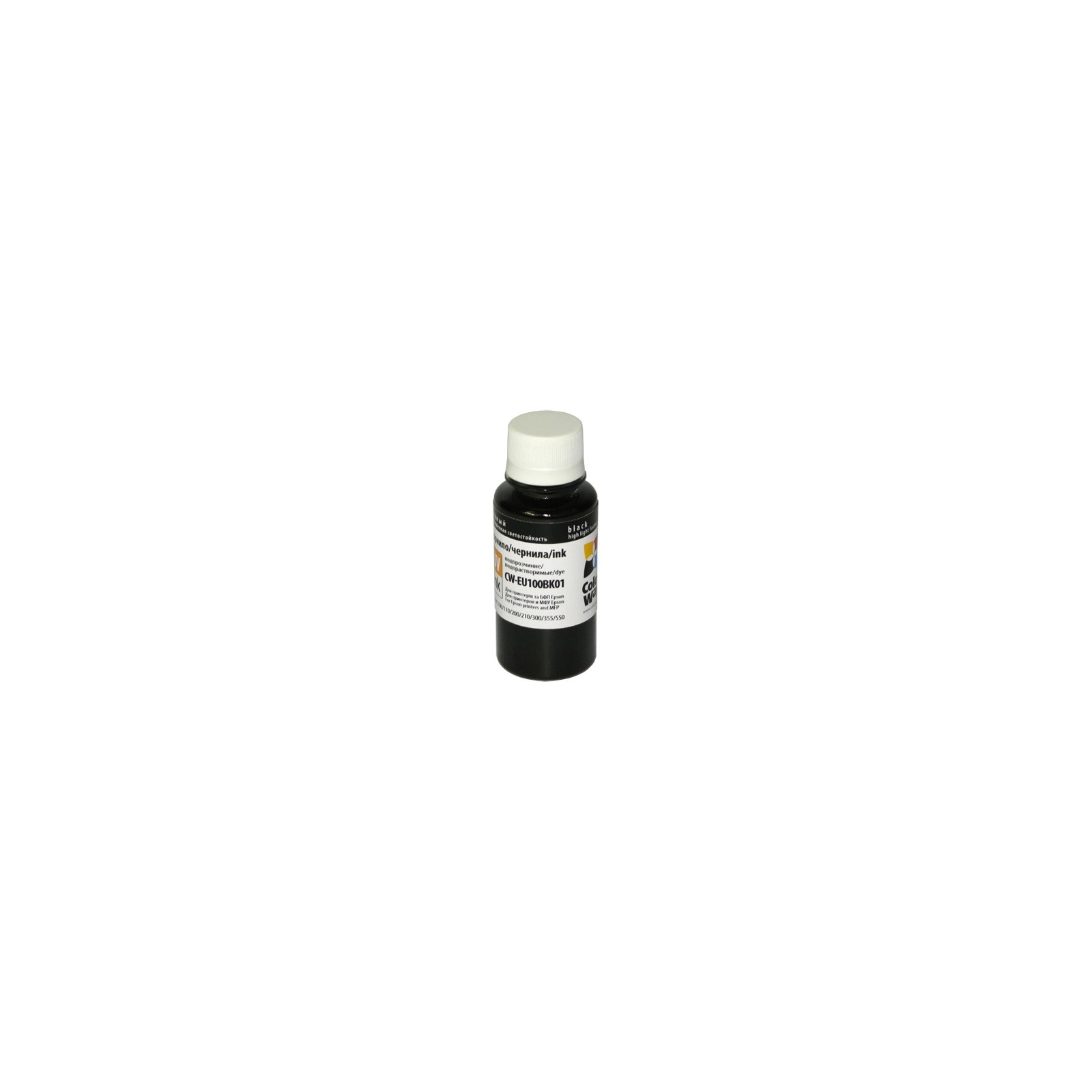 Чернила ColorWay Epson L100/L200 Black (CW-EU100BK01)
