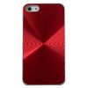 Чохол до мобільного телефона Drobak для Apple Iphone 5 /Aluminium Panel Red (210221)