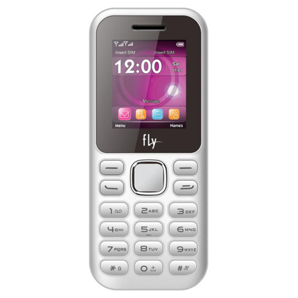 Мобільний телефон Fly DS104D White