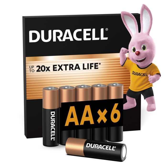 Батарейка Duracell AA лужні 6 шт. в упаковці (5007757)