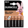 Батарейка Duracell AA лужні 6 шт. в упаковці (5007757) зображення 2