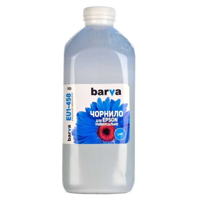 Чернила Barva Epson universal 1, water-soluble, 90г CYAN (EU1-446)