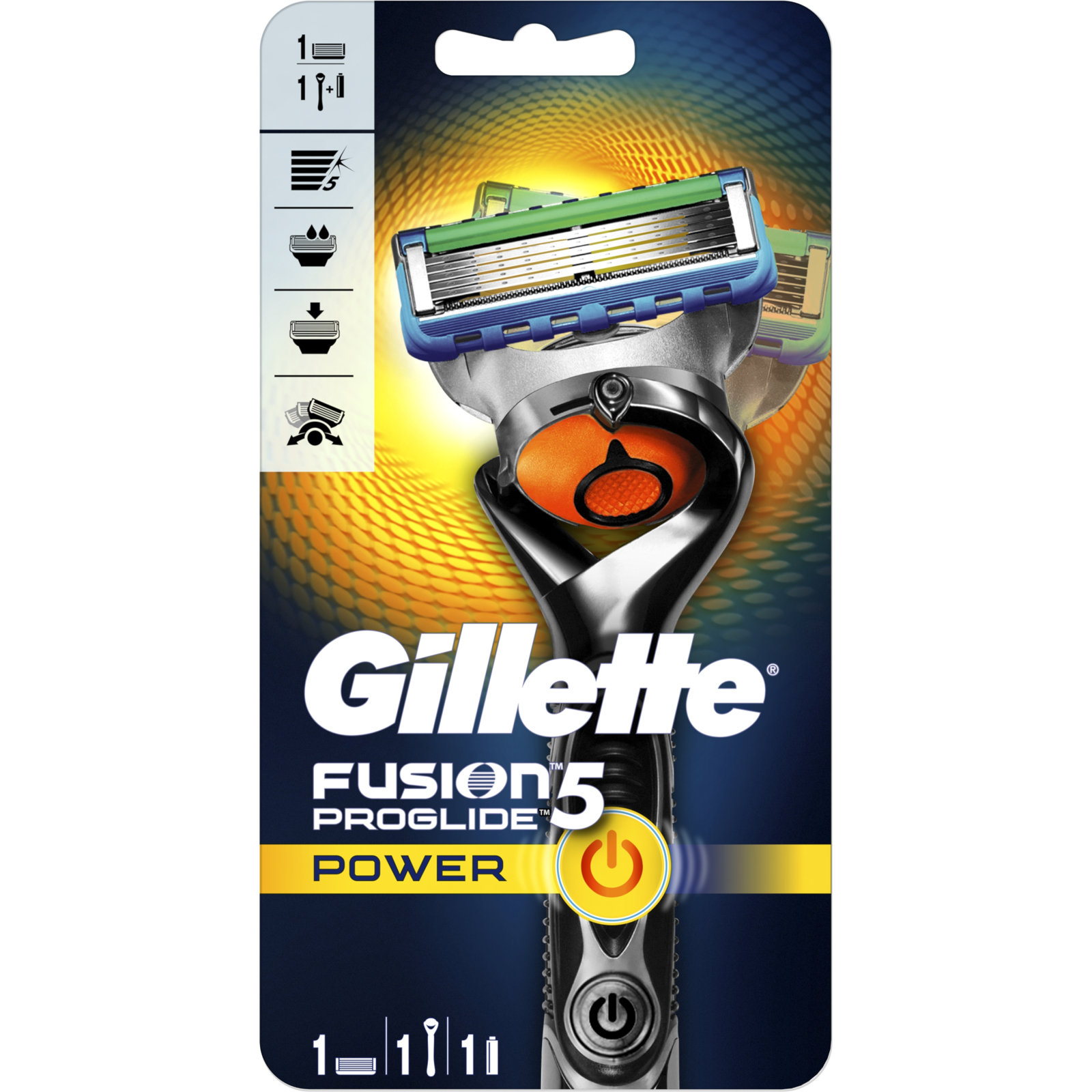 Бритва Gillette Fusion5 ProGlide Power Flexball з 1 змінним картриджем (7702018388646) зображення 2