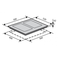 Варочная поверхность Ventolux VI 65 FZ TC изображение 2