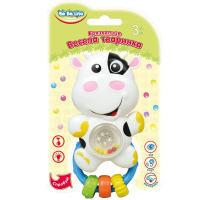 Погремушка BeBeLino Веселое животное Коровка (57071)