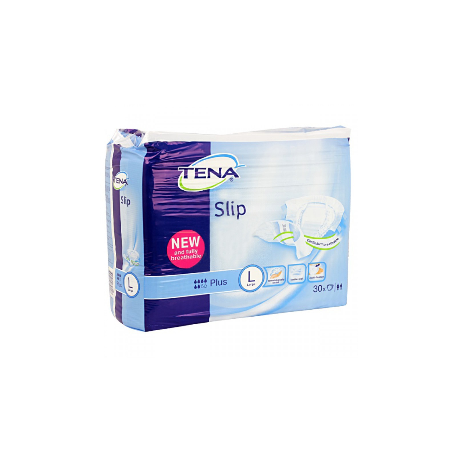 Підгузки для дорослих Tena Slip Plus Large дышащие 30 шт (7322540646917)