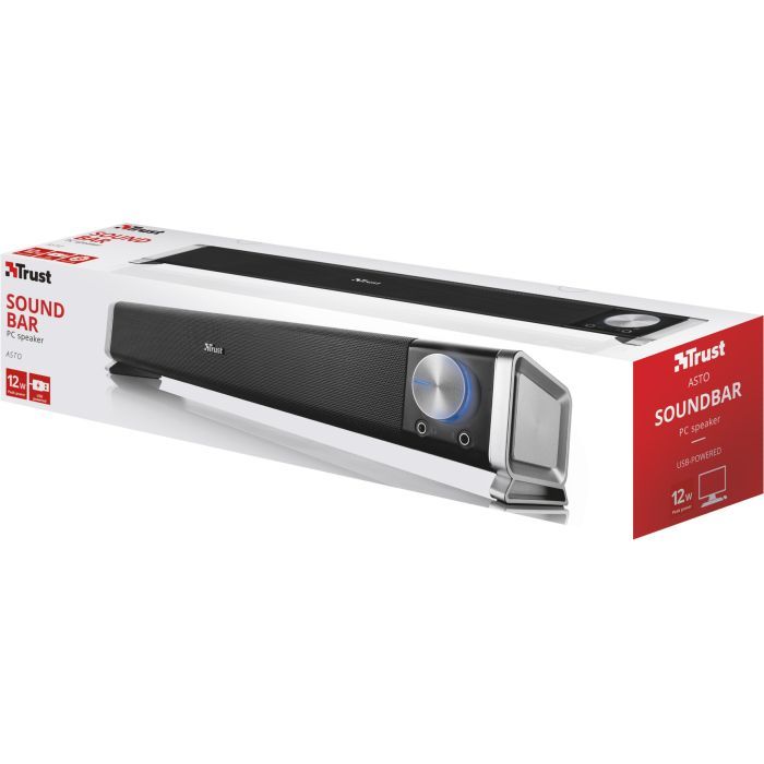 Акустическая система Trust Asto Sounds Bar PC Speacker (21046) изображение 7