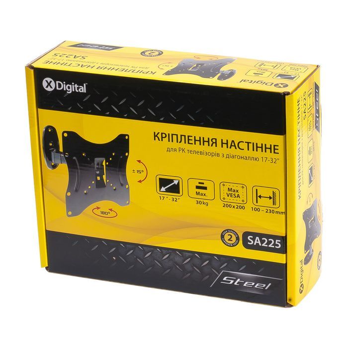 Кронштейн X-Digital STEEL SA225 Black изображение 3