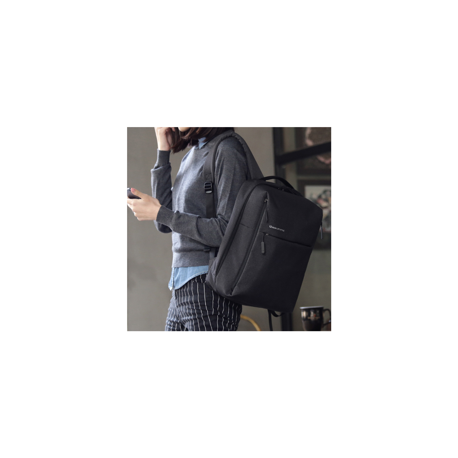 Рюкзак для ноутбука Xiaomi 14.1" Mi minimalist urban Backpack Dark Grey (262331) зображення 6