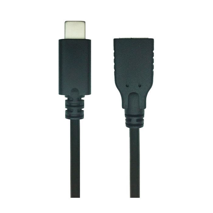Дата кабель USB 2.0 Type C to AF 0.1m REAL-EL (EL123500017)