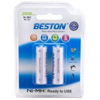 Аккумулятор Beston AA 2500mAh Ni-MH, RTU * 2 (AAB1837) изображение 2