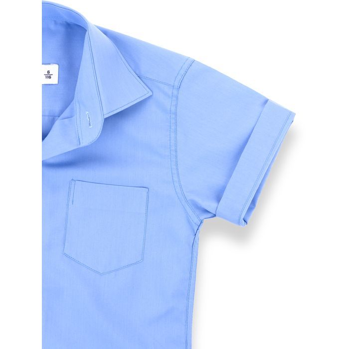Рубашка детская Lakids с коротким рукавом (1552-140B-blue) изображение 5