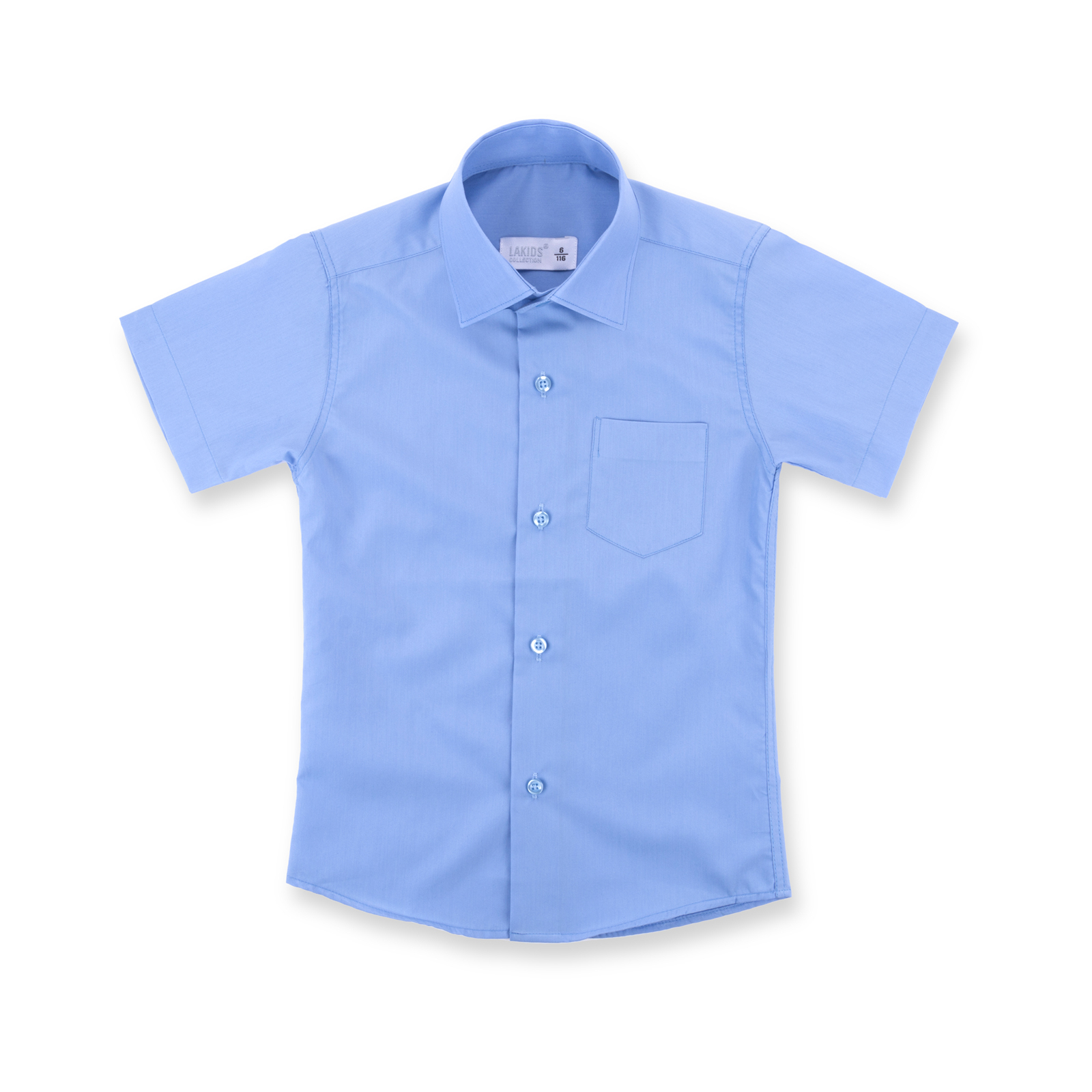 Рубашка Lakids с коротким рукавом (1552-134B-blue)