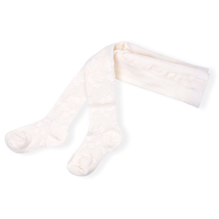 Колготки детские BNM ажурные в цветочек (M0C0301-1151-74G-beige)