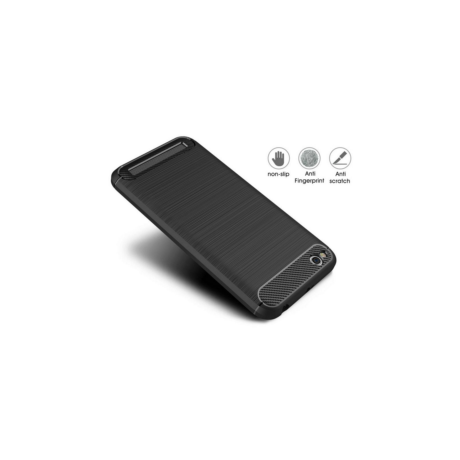Чехол для мобильного телефона Laudtec для Xiaomi Redmi 5A Carbon Fiber (Black) (LT-R5AB) изображение 2
