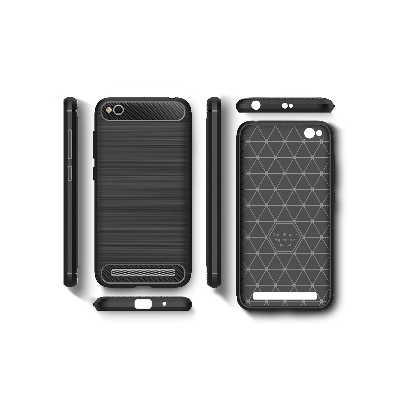Чохол до мобільного телефона Laudtec для Xiaomi Redmi 5A Carbon Fiber (Black) (LT-R5AB) зображення 3