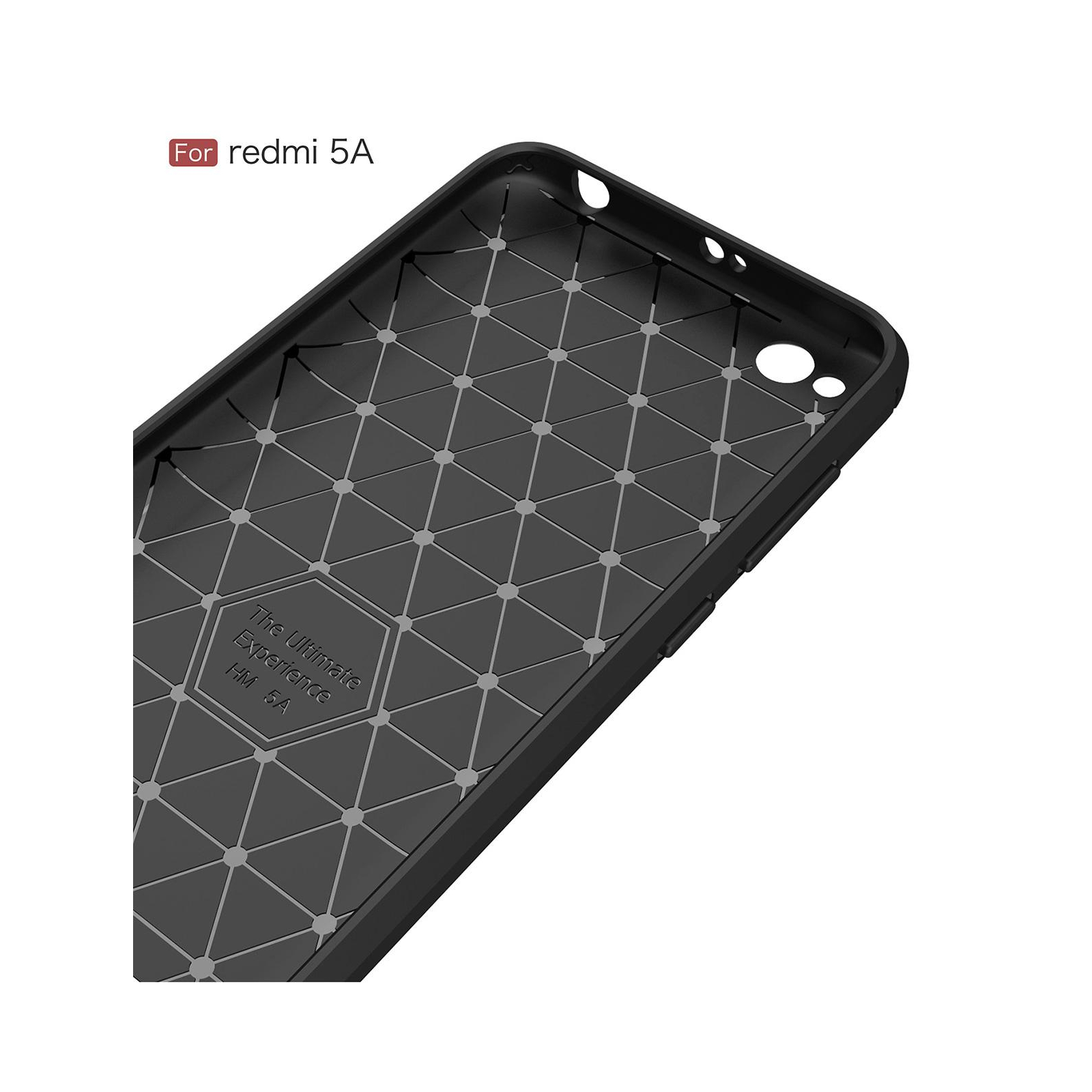 Чохол до мобільного телефона Laudtec для Xiaomi Redmi 5A Carbon Fiber (Black) (LT-R5AB) зображення 4