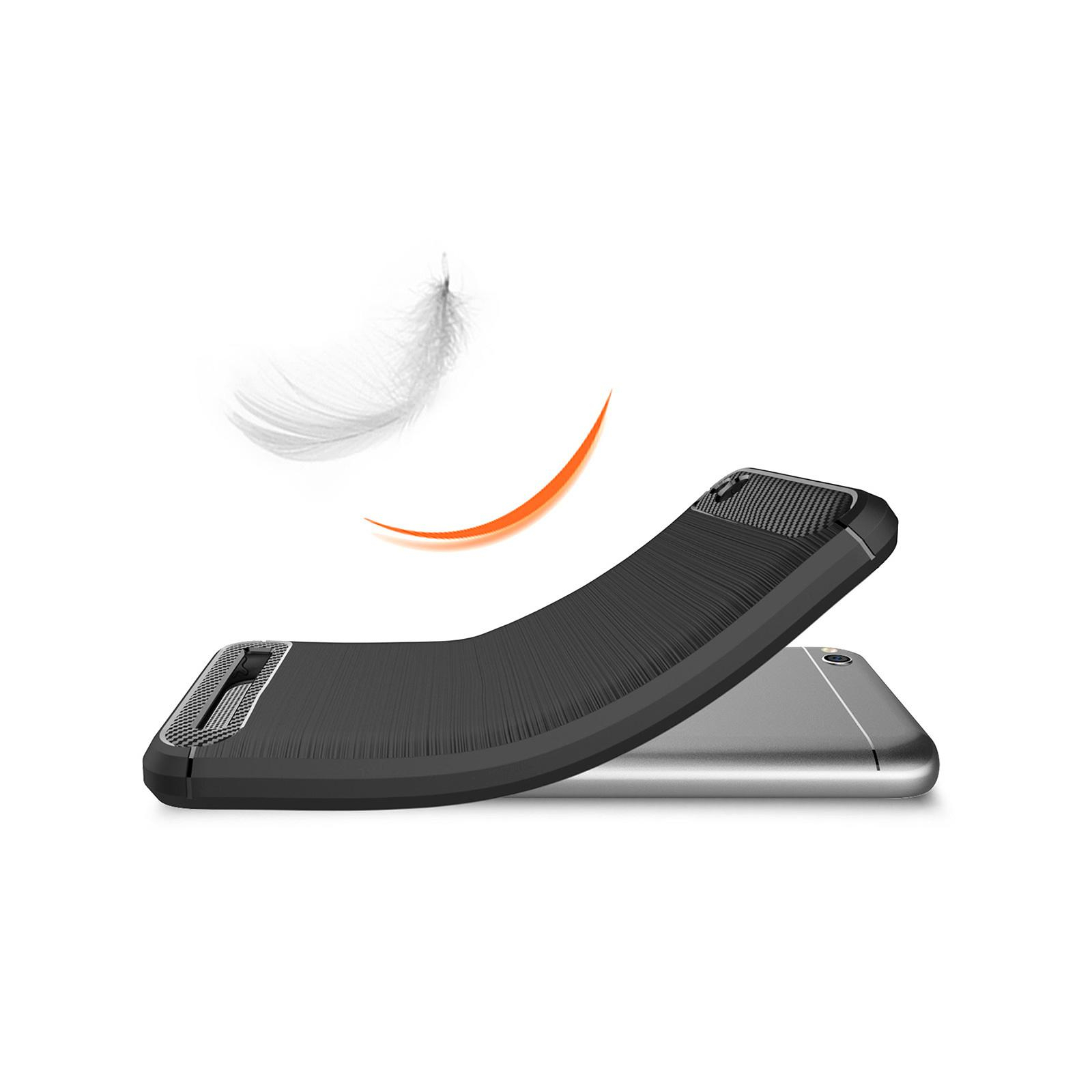 Чехол для мобильного телефона Laudtec для Xiaomi Redmi 5A Carbon Fiber (Black) (LT-R5AB) изображение 6