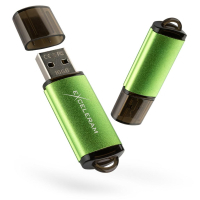 USB флеш накопитель eXceleram 8GB A3 Series Green USB 2.0 (EXA3U2GR08)