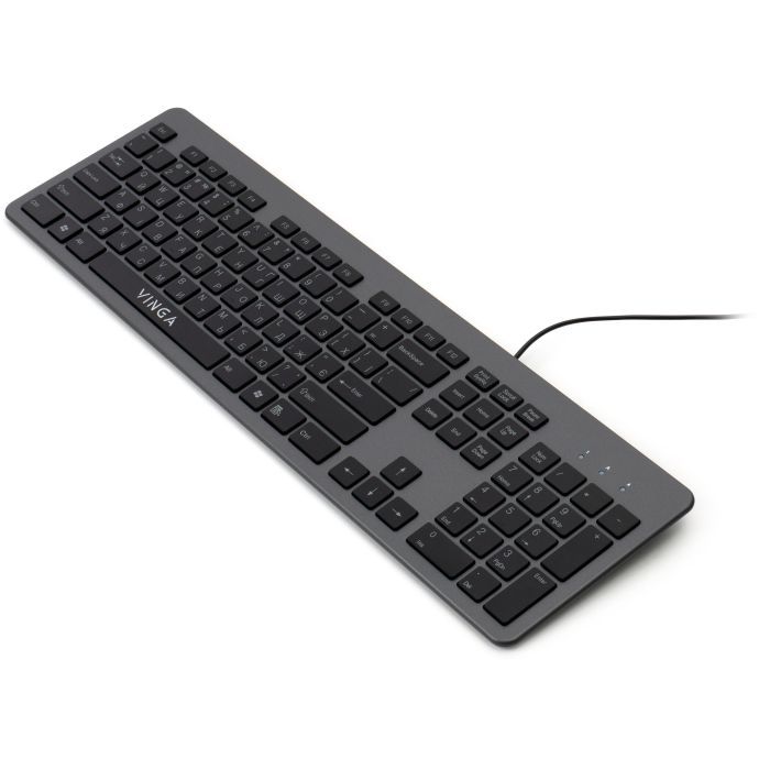 Клавиатура Vinga KB735 black-grey изображение 2