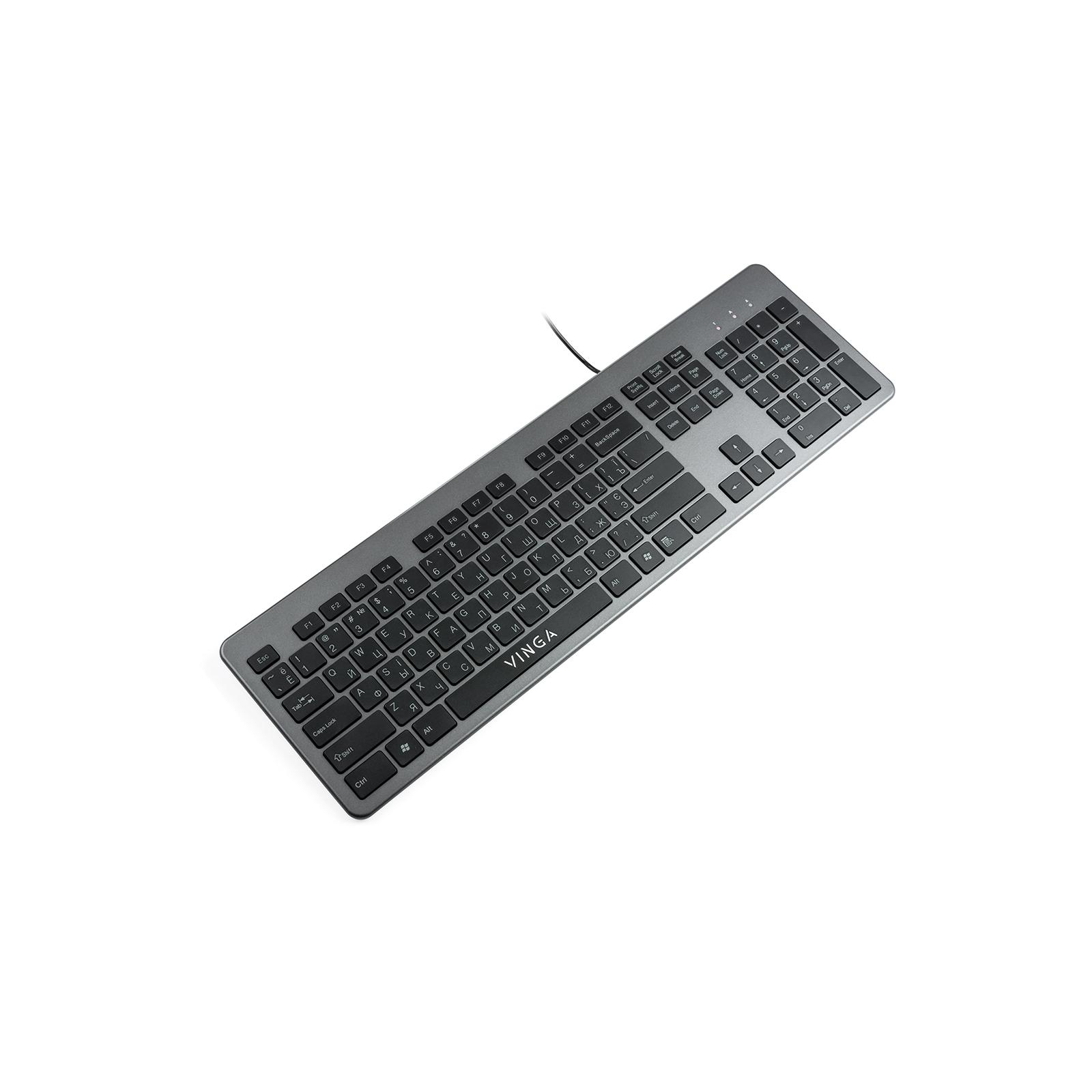 Клавиатура Vinga KB735 black-grey изображение 2