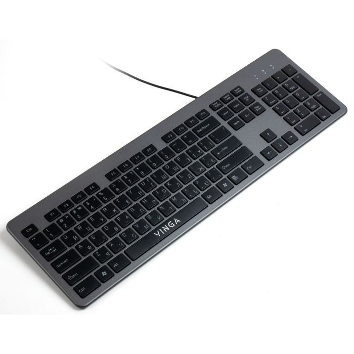 Клавиатура Vinga KB735 black-grey изображение 4
