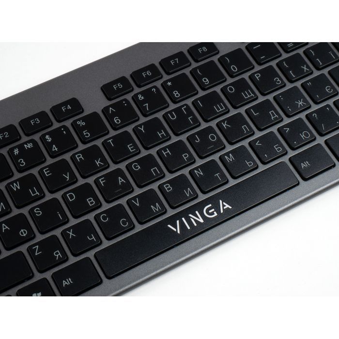 Клавиатура Vinga KB735 black-grey изображение 8