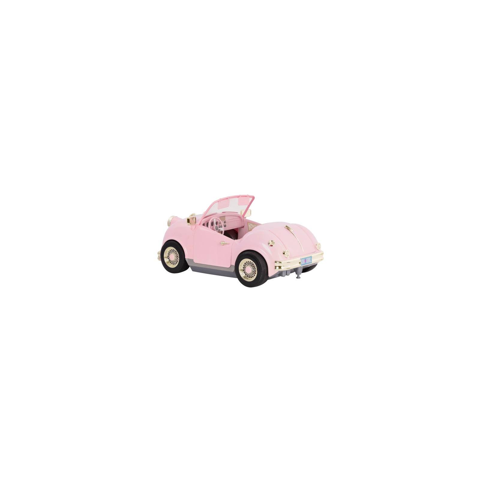 Аксесуар до ляльки Our Generation Ретро автомобиль с открытым вверхом (BD67051Z) зображення 2