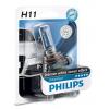 Автолампа Philips H11 WhiteVision +60%, 3700K, 1шт (12362WHVB1)