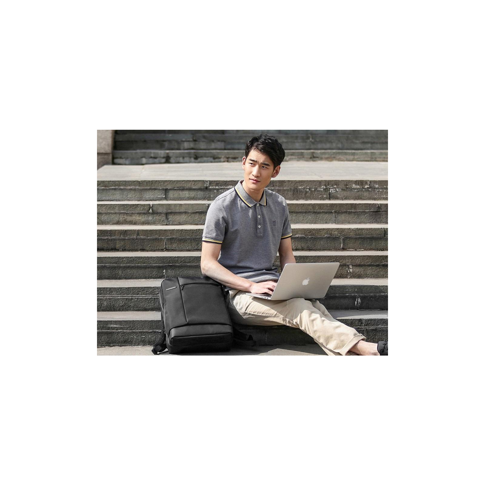 Рюкзак для ноутбука Xiaomi 14" RunMi 90 Classic Business Backpack Dark Grey/Black (Ф00650) изображение 8