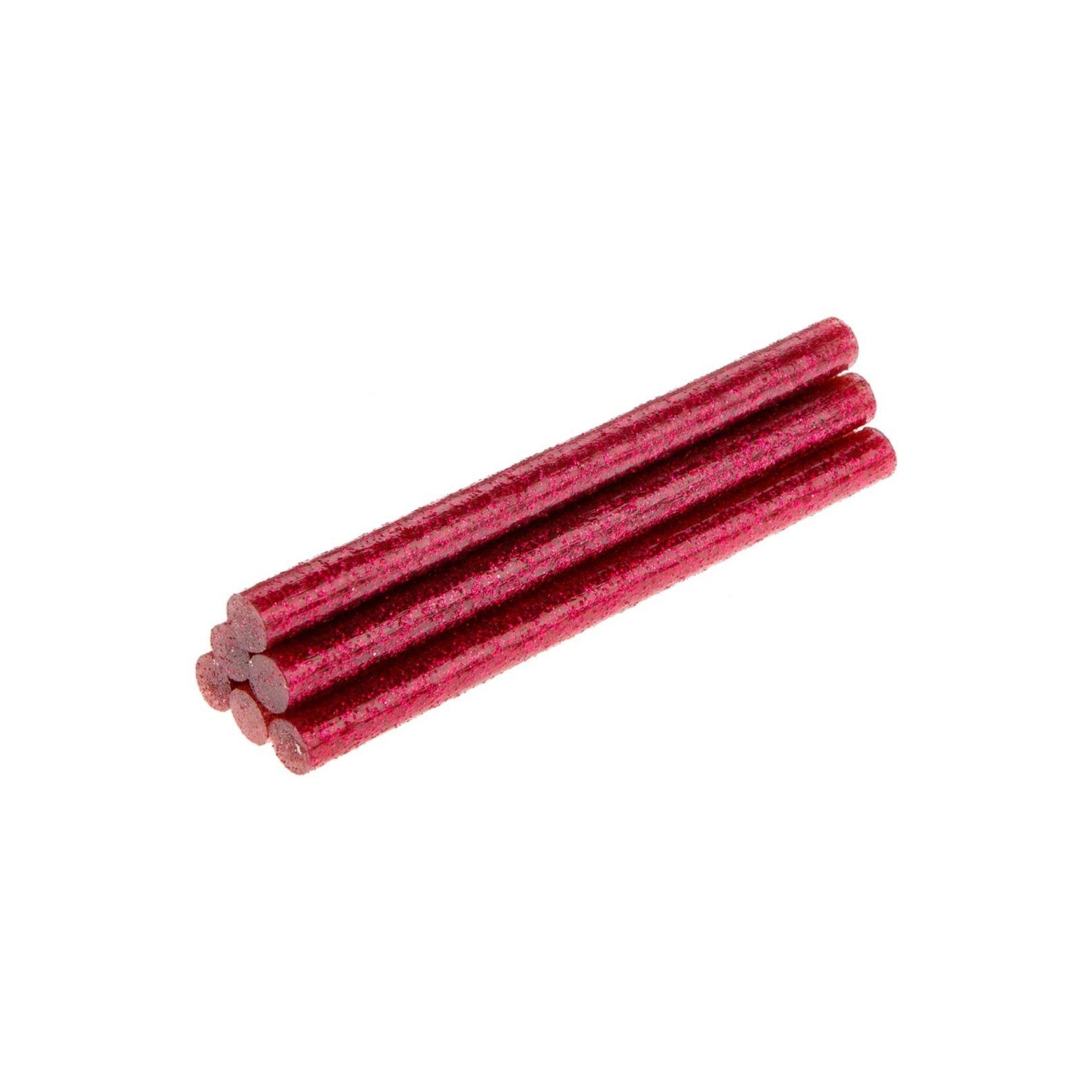 Клейові стержні Topex розовые с глиттером, 8 x 100 мм., 6 шт. (42E186)
