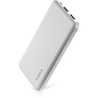 Батарея універсальна Vinga 10000 mAh white (BTPB1910WH) зображення 2