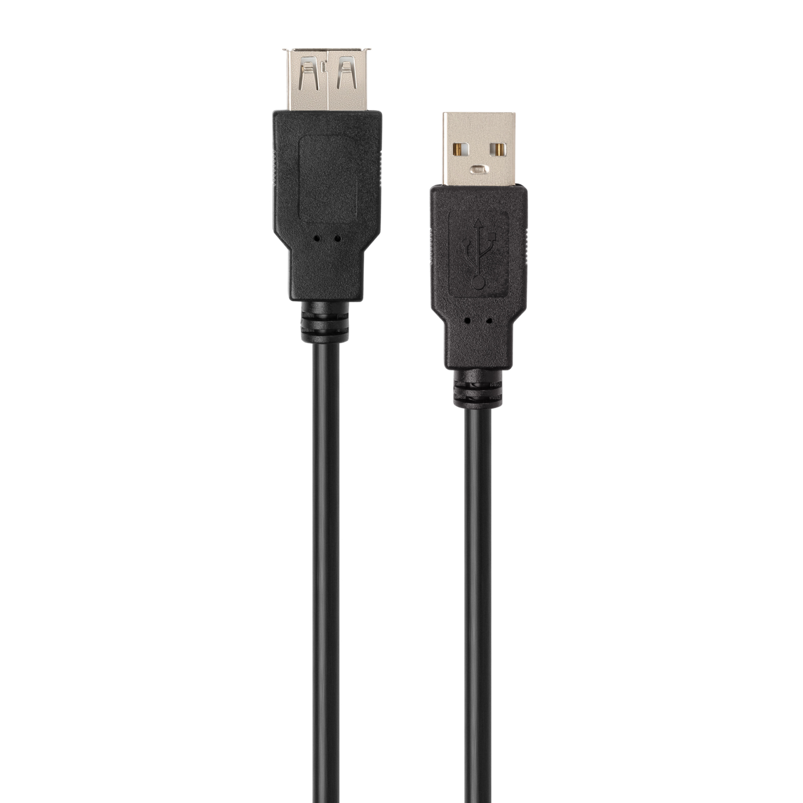 Дата кабель USB 2.0 AM/AF 1.8m Vinga (VCPUSBAMAF1.8BK) изображение 2