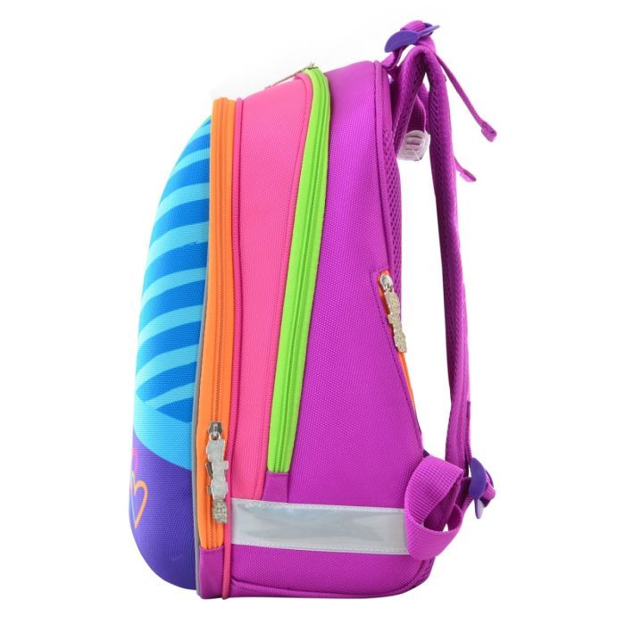 Рюкзак школьный 1 вересня каркасный H-12 Bright colors (554581) изображение 4