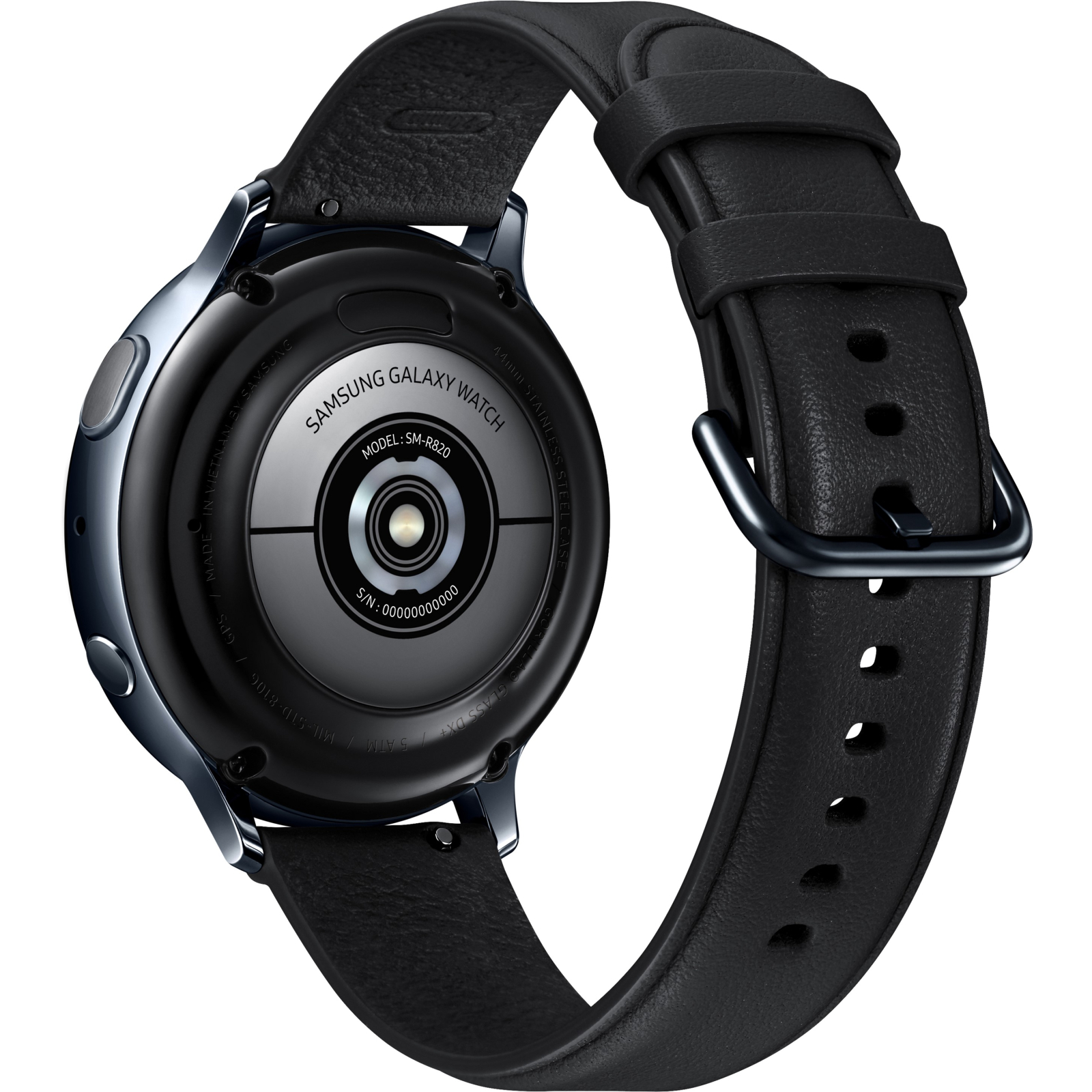 Смарт-годинник Samsung SM-R820S/4 (Galaxy Watch Active2 44mm SS) Black (SM-R820NSKASEK) зображення 4