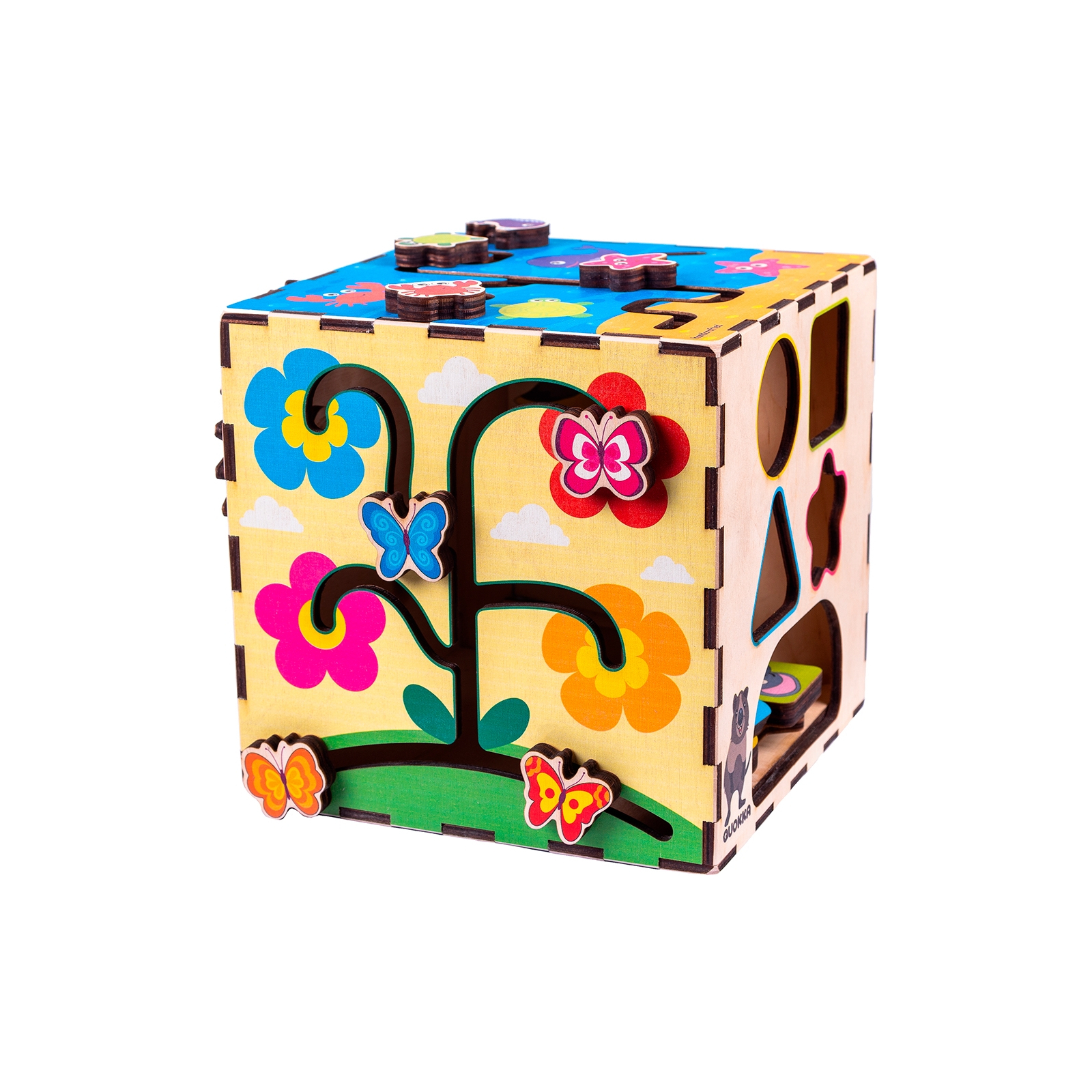 Розвиваюча іграшка Quokka Інтерактивний куб 20х20 см (QUOKA002A) зображення 3