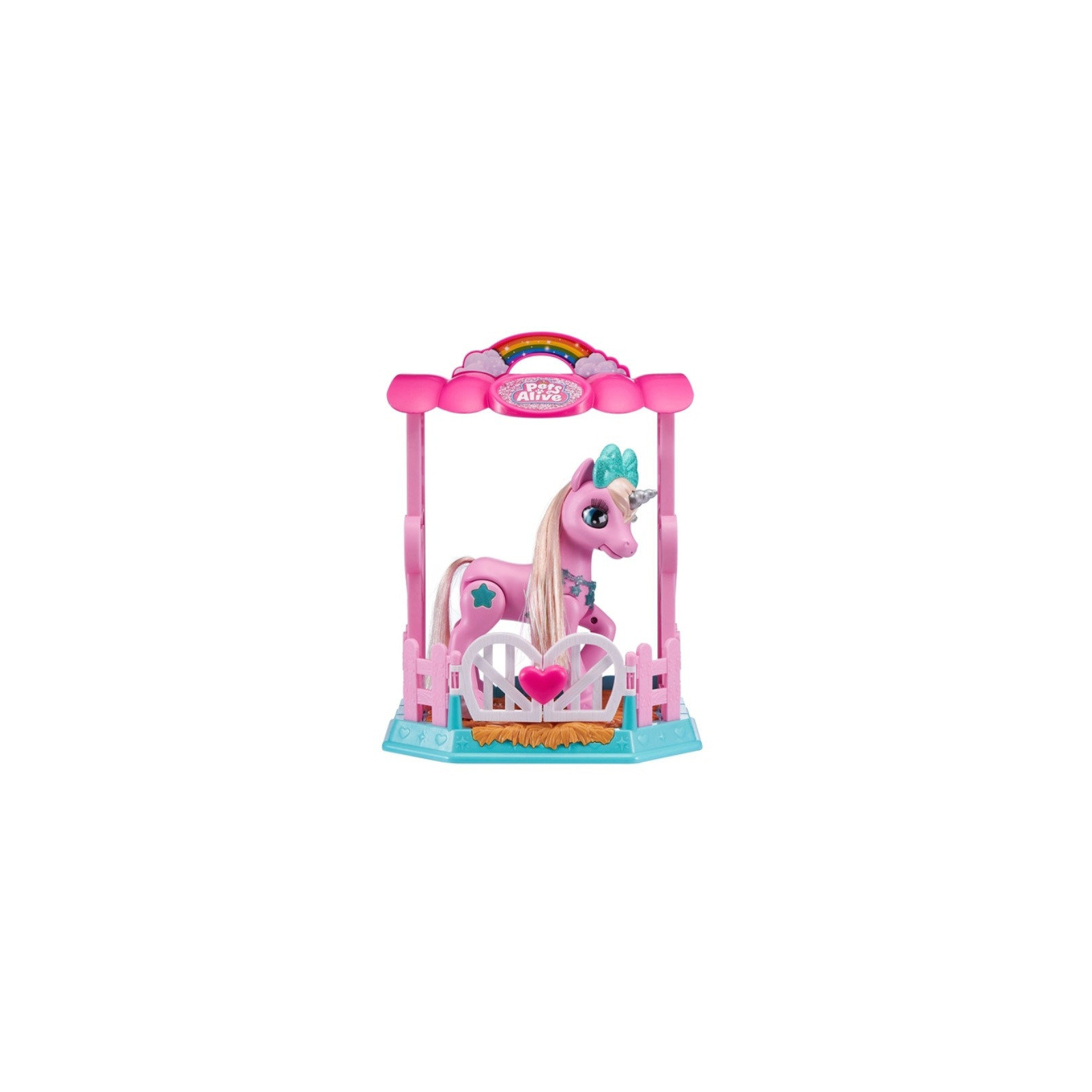 Интерактивная игрушка Pets & Robo Alive Pets Alive Розовый единорог в домике (9502P) изображение 5