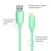 Дата кабель USB 2.0 AM to Lightning 1.0m mint ColorWay (CW-CBUL004-MT) зображення 2