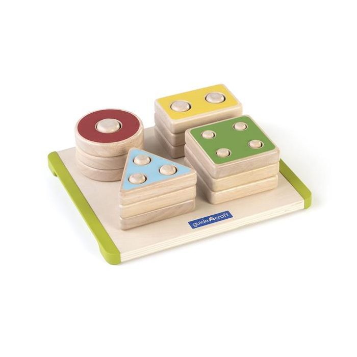 Развивающая игрушка Guidecraft Сортер Manipulatives Фигуры геометрии (G6738)