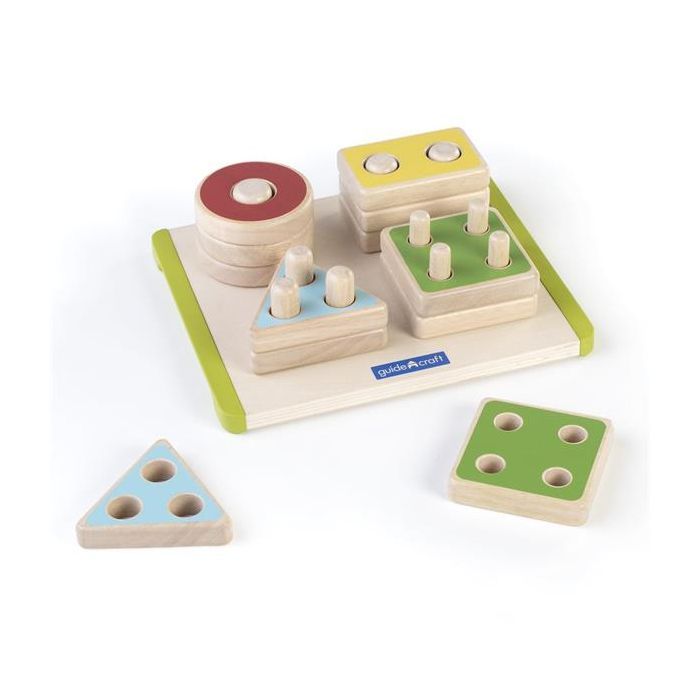 Развивающая игрушка Guidecraft Сортер Manipulatives Фигуры геометрии (G6738) изображение 2