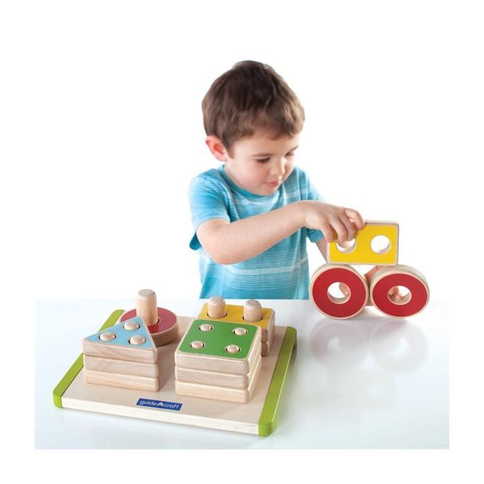 Развивающая игрушка Guidecraft Сортер Manipulatives Фигуры геометрии (G6738) изображение 5