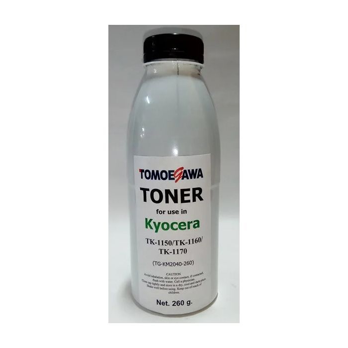 Тонер KYOCERA TK-1150/TK-1160/TK-1170, 260г Tomoegawa (TG-KM2040-260)