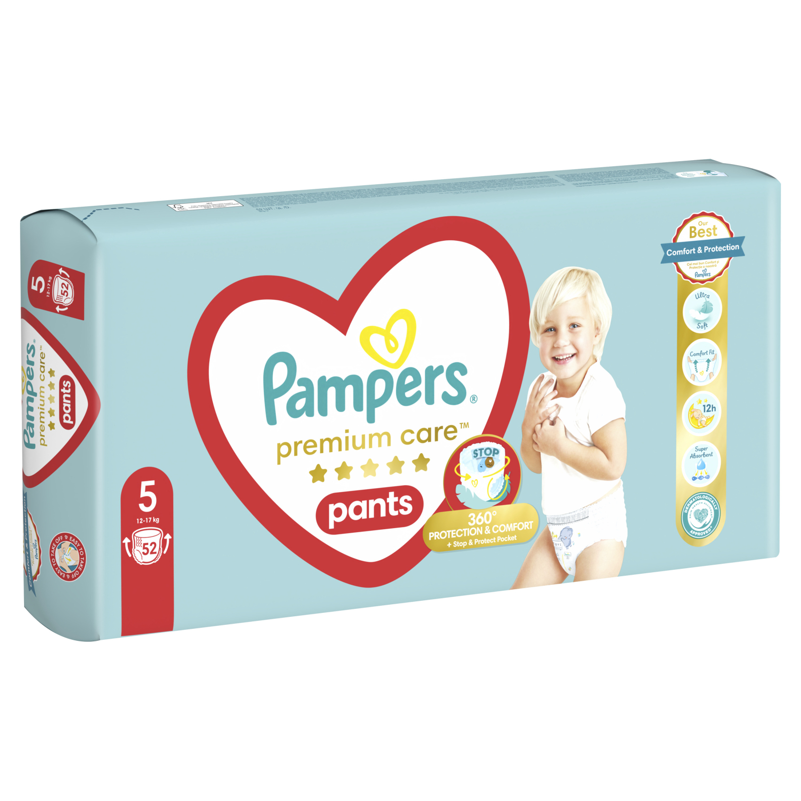 Підгузки Pampers Premium Care Pants Junior 5, 52 шт (8001090760036) зображення 3