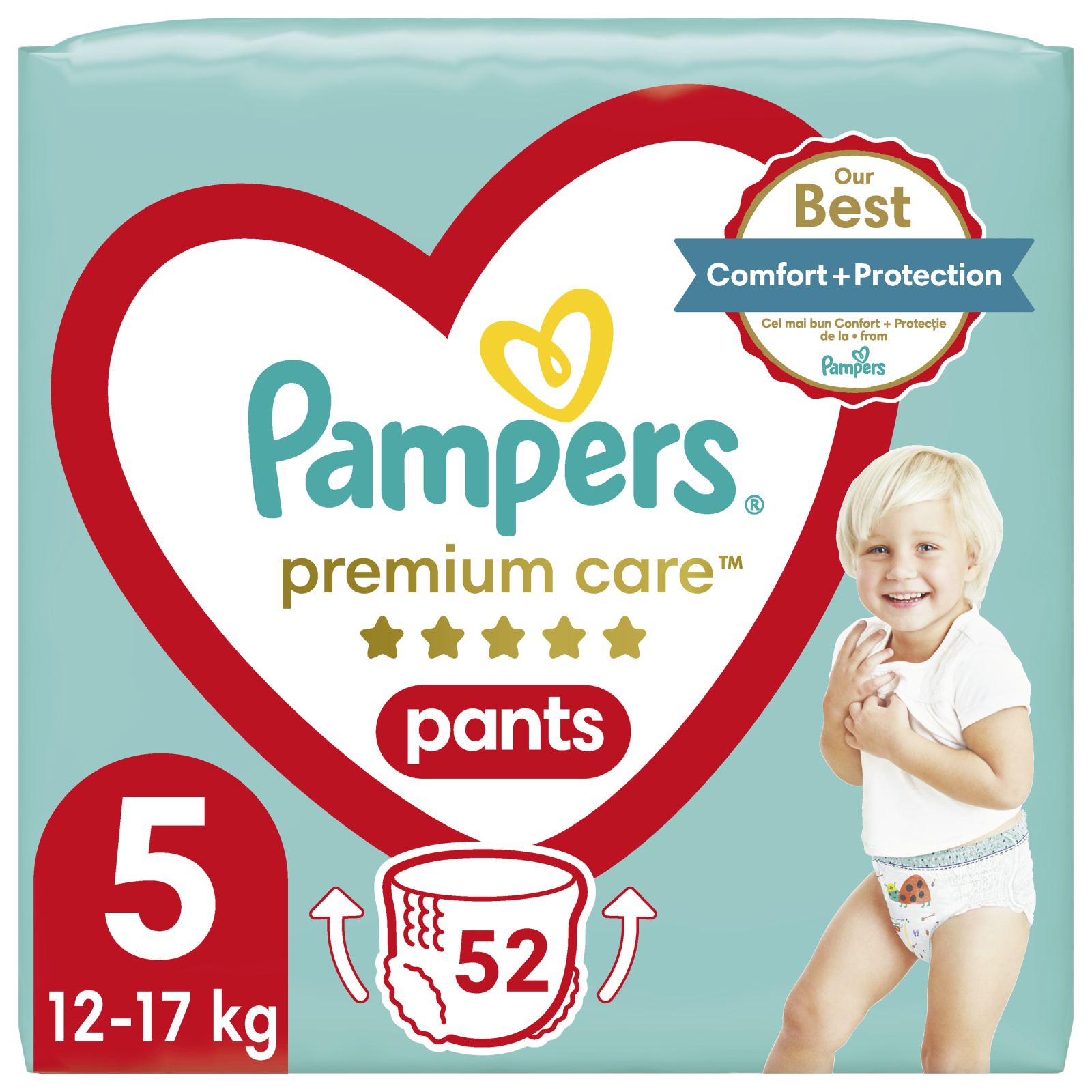 Підгузки Pampers Premium Care Pants Junior Розмір 5 (12-17 кг) 34 шт (8001090759870)