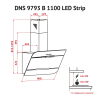 Витяжка кухонна Perfelli DNS 9793 B 1100 BL LED Strip зображення 7